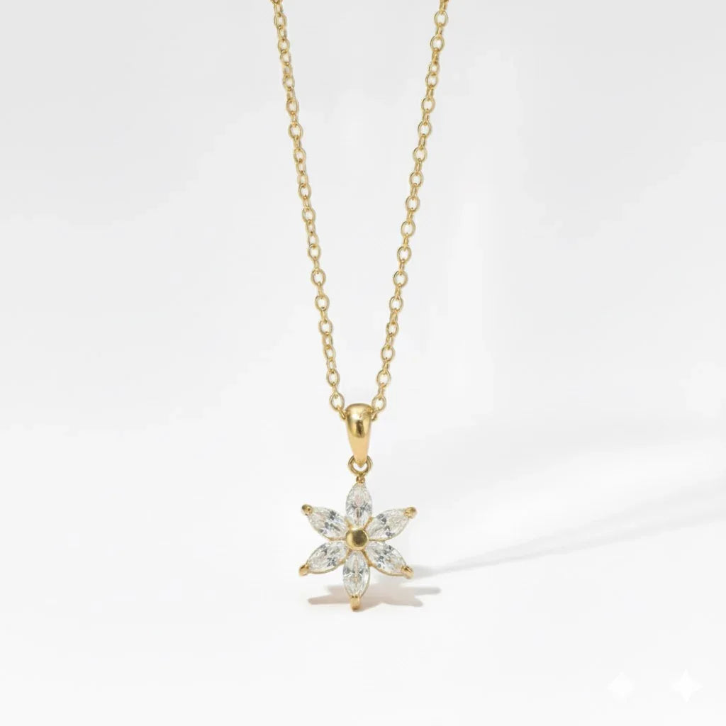 Elegant Simple Flower Pendant