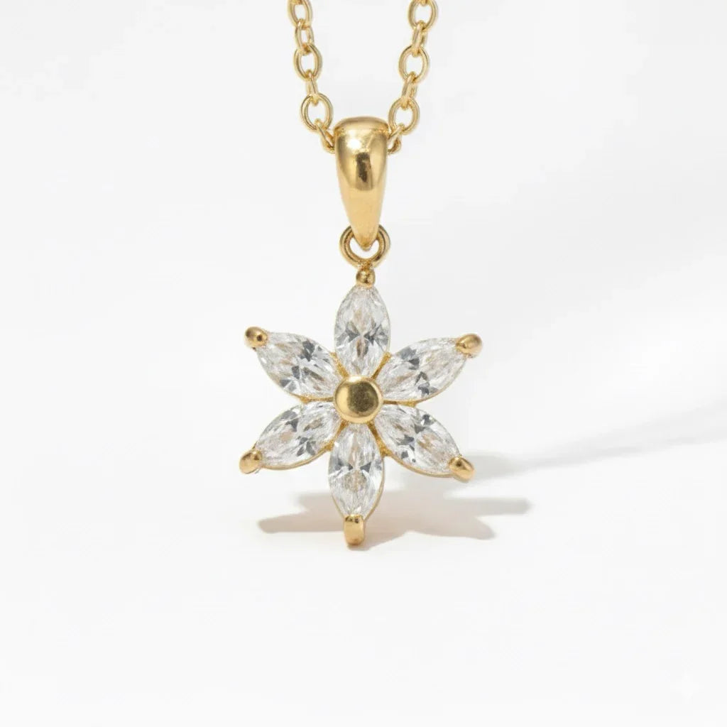 Elegant Simple Flower Pendant