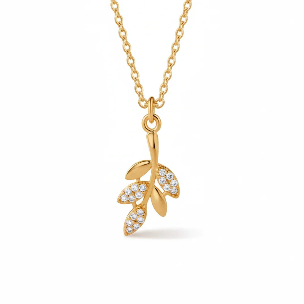Chic Leaf Shaped Necklace