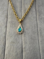 Luxe Green Gemstones Necklace - Diatoms