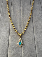 Luxe Green Gemstones Necklace - Diatoms