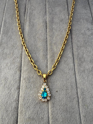 Luxe Green Gemstones Necklace