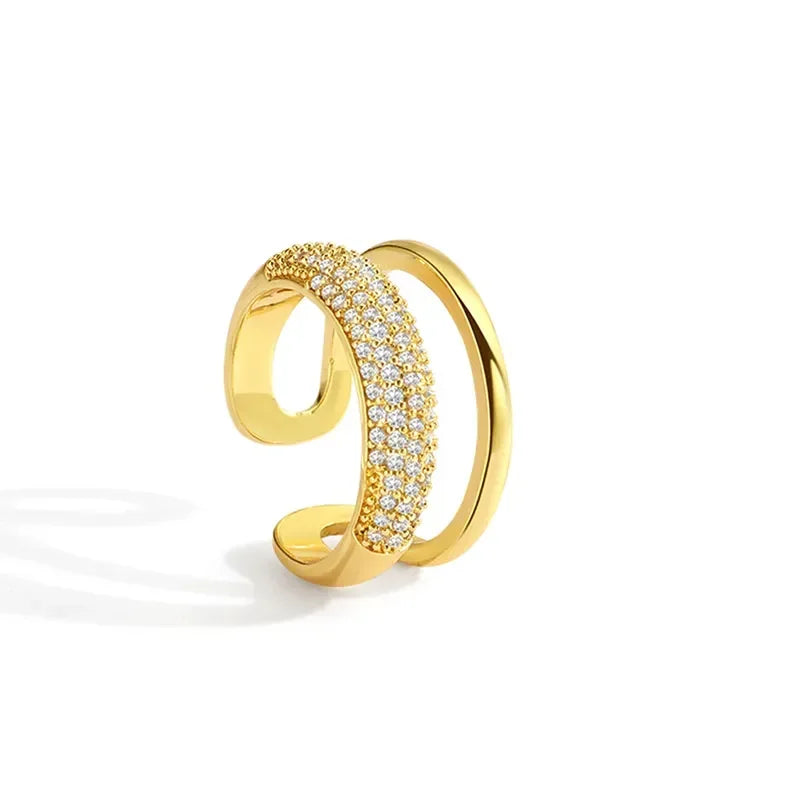 Global Glam Open Rings - Diatoms