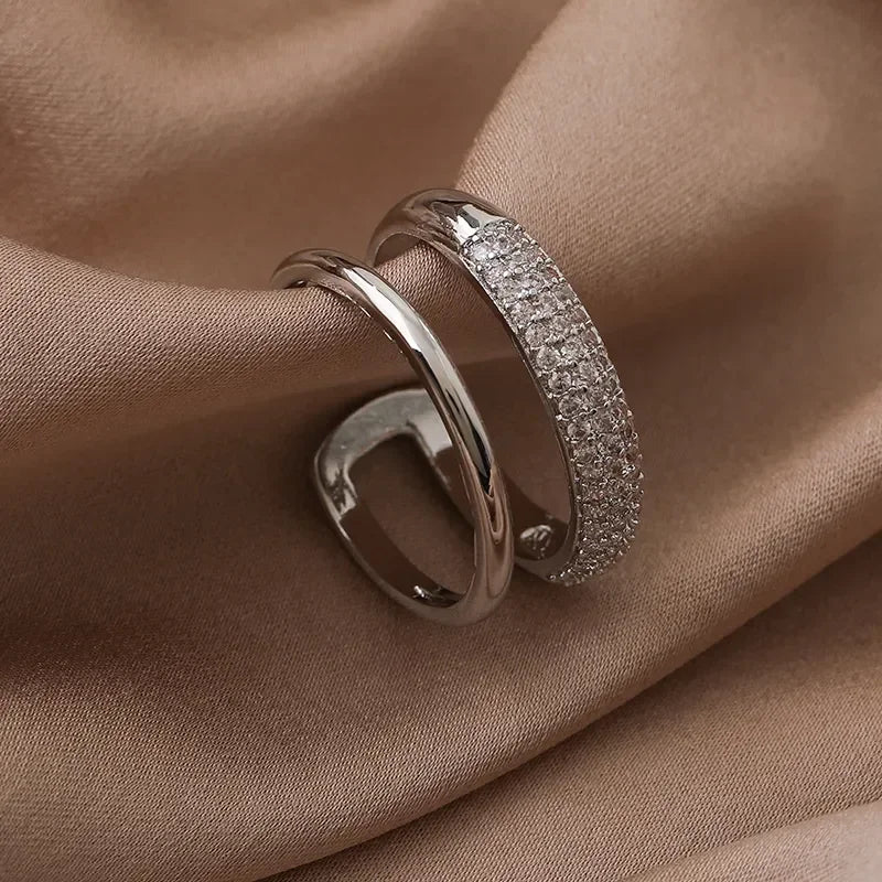 Global Glam Open Rings - Diatoms