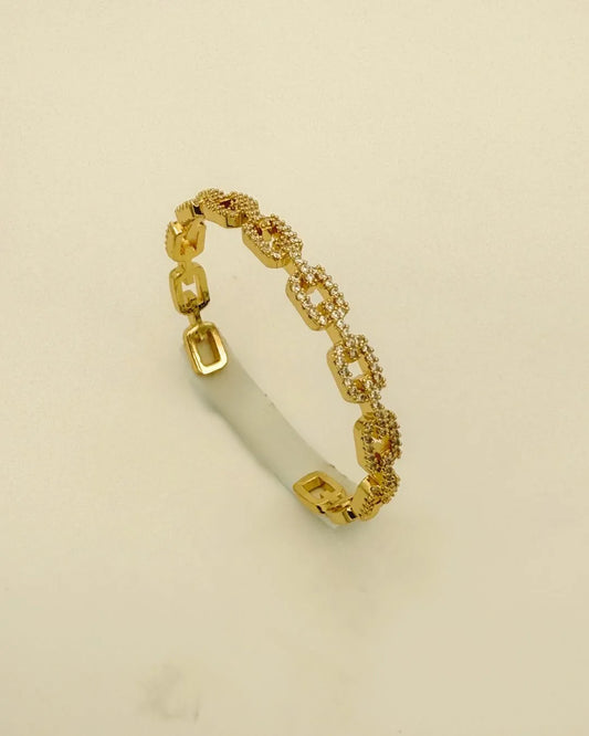 Sparkling Link Chain Bracelets - Diatoms