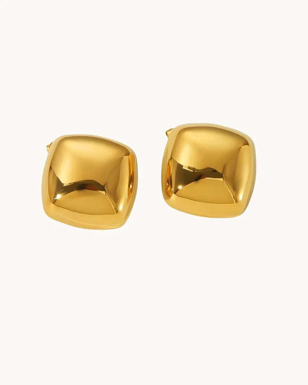 Gleaming Aurum Earrings - Diatoms