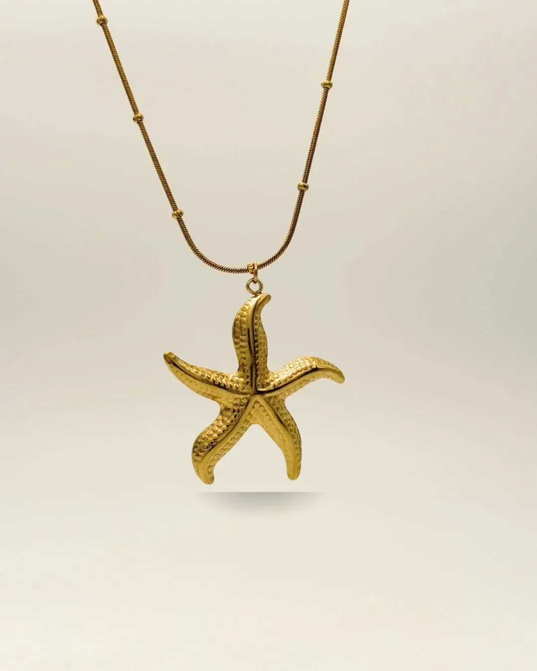 Marine Style Starfish Conch Shell Necklace - Diatoms