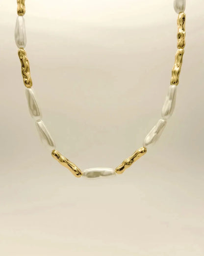 Baroque Pearl Necklace - Diatoms