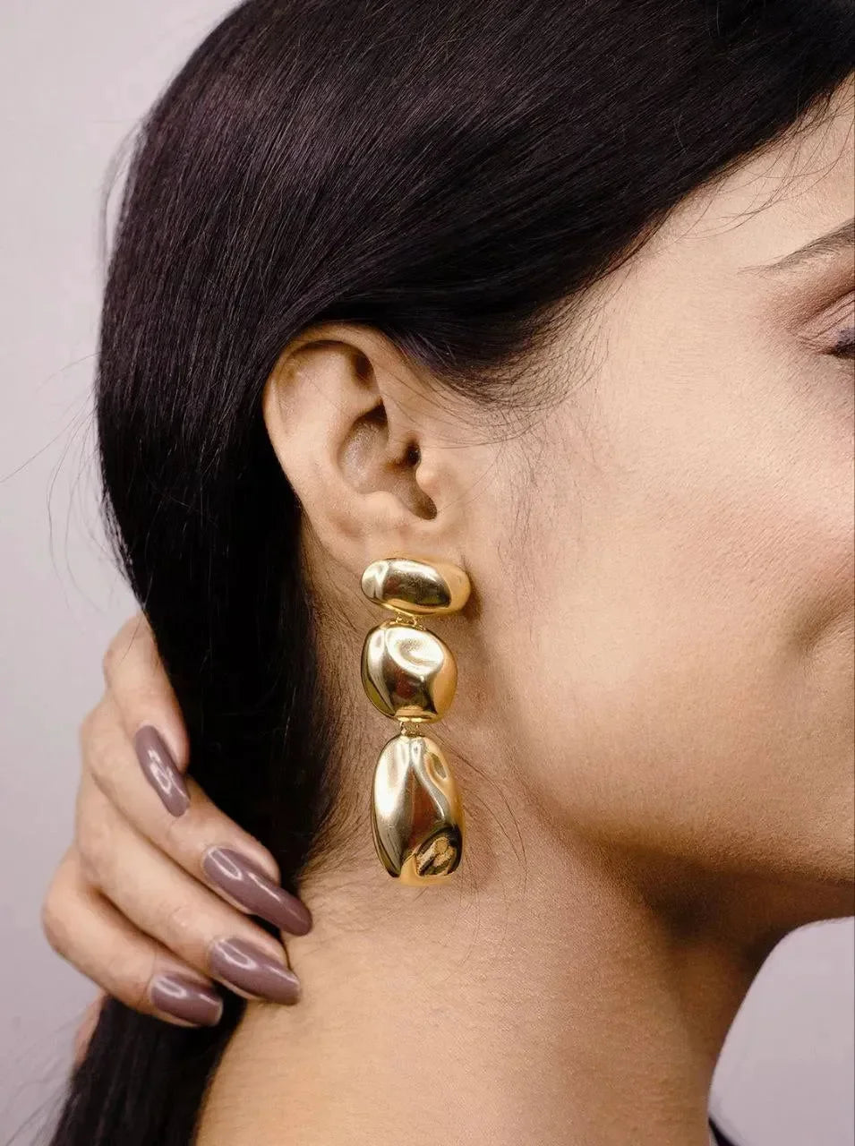 Statement Chunky Earrings - Diatoms