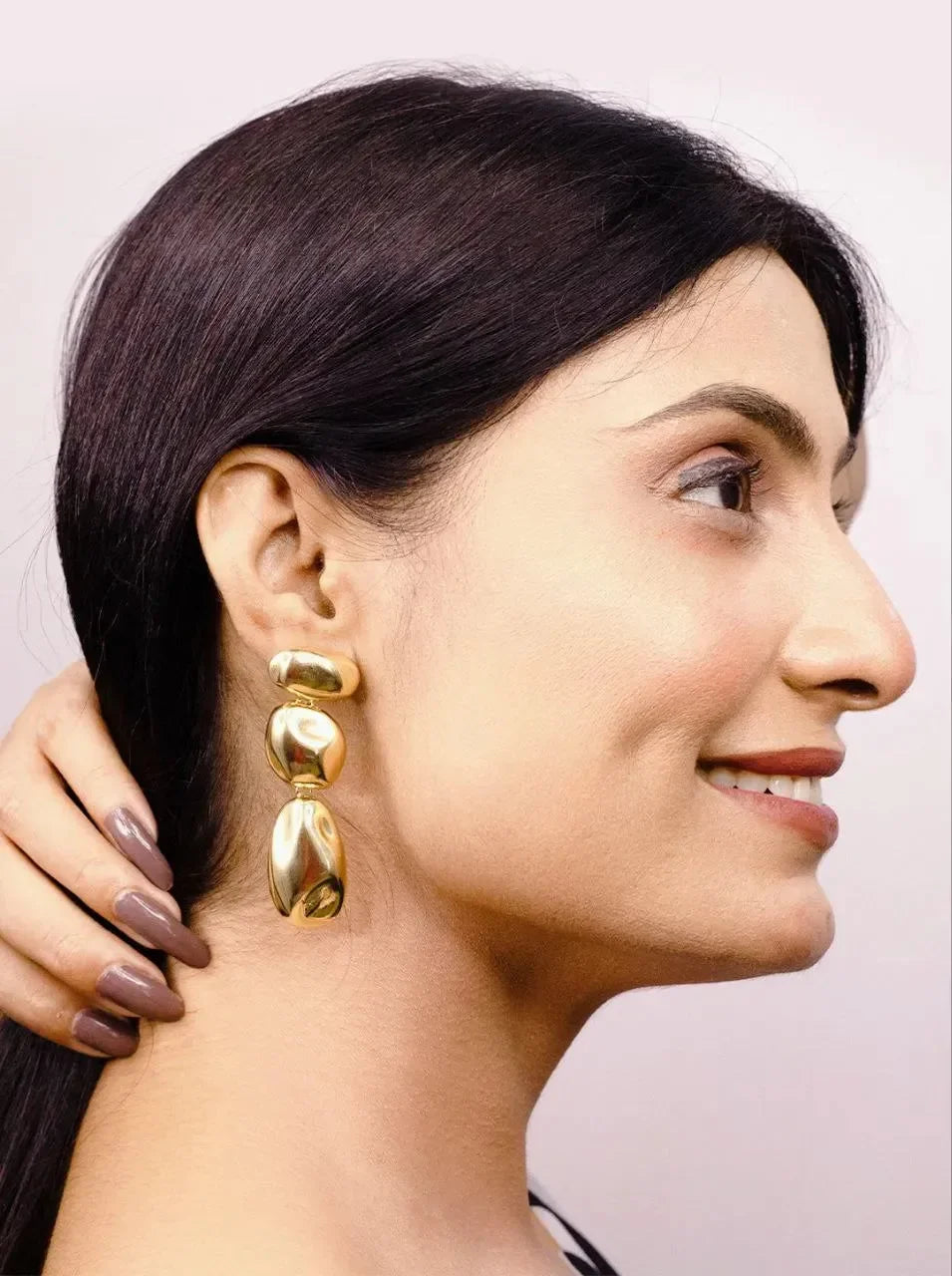 Statement Chunky Earrings - Diatoms