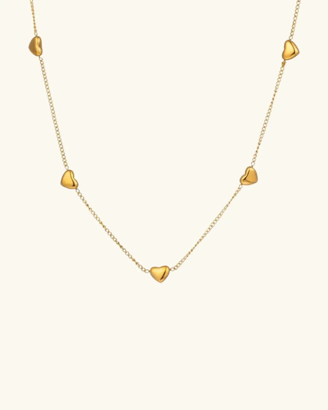 Luxy In Love Heart Chain Necklace - Diatoms