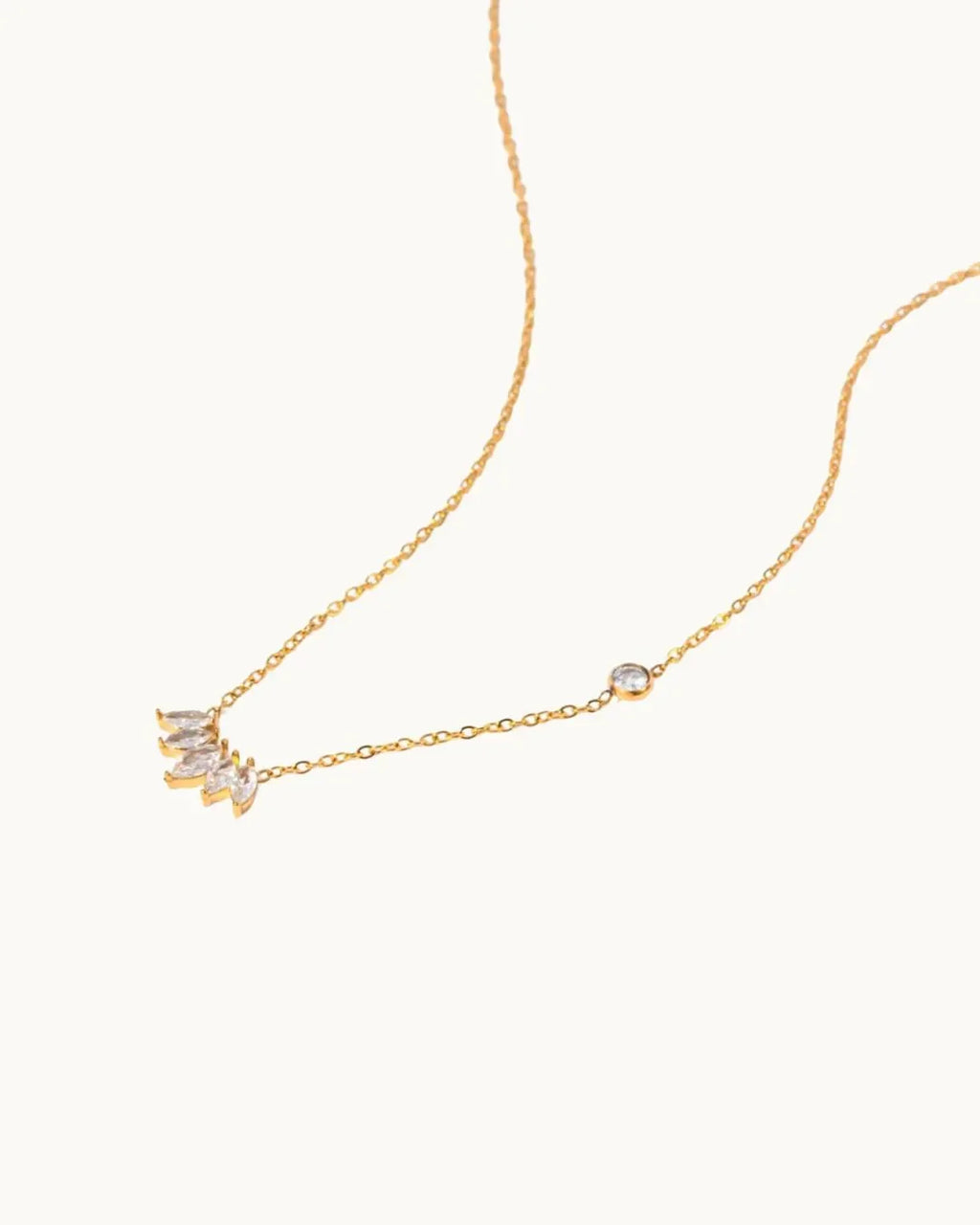 Gemstone Leaf Pendant - Diatoms