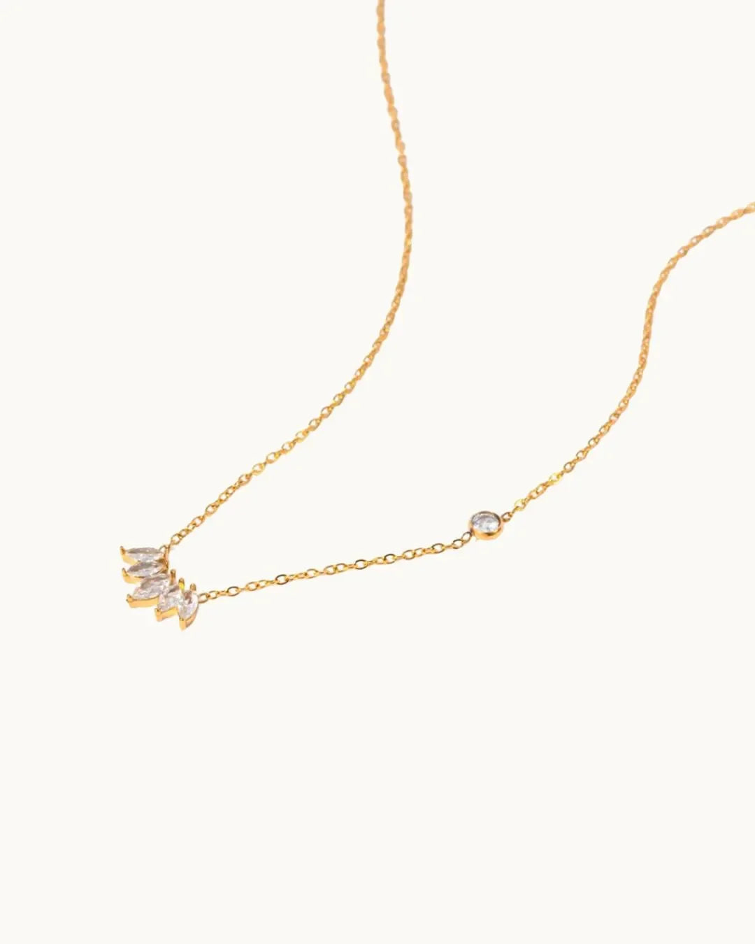 Gemstone Leaf Pendant - Diatoms