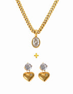 Bloom Essence Combo Necklace Earring Set