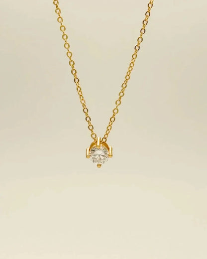 Luxe Dainty Diamond Necklace - Diatoms
