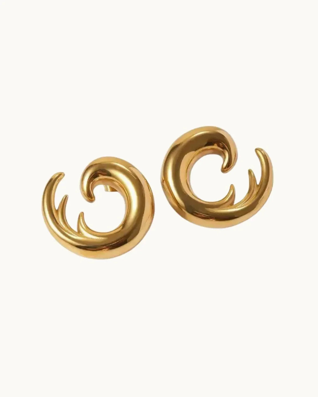 Oceanwave Stud Earrings - Diatoms