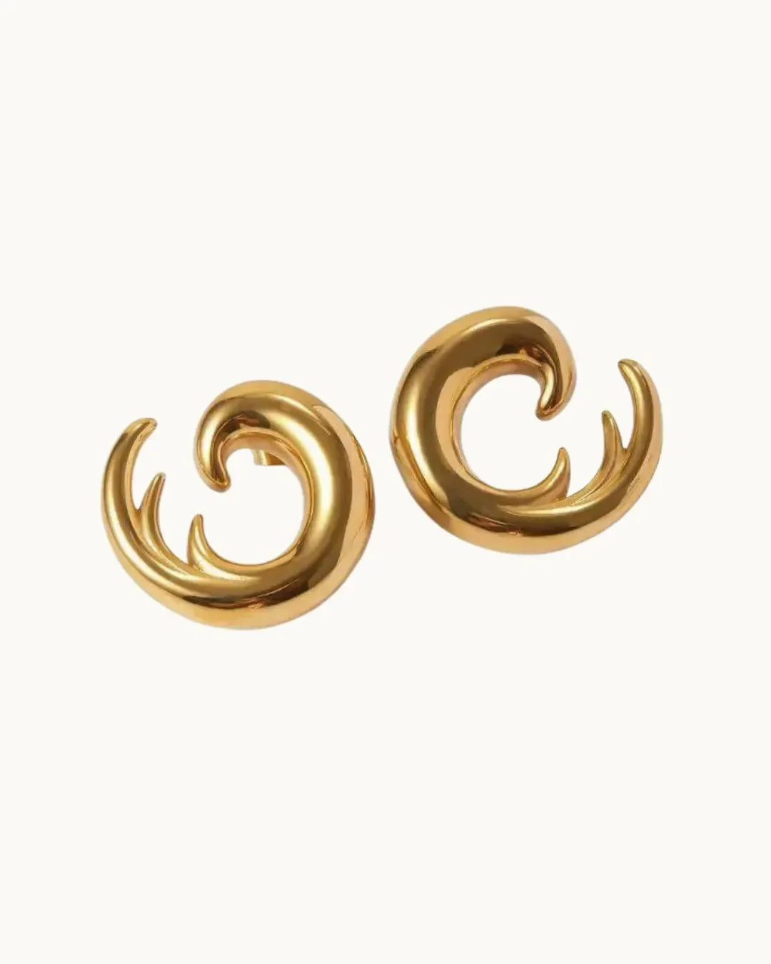 Oceanwave Stud Earrings - Diatoms