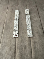 French Fusion Drop Earrings - Diatoms