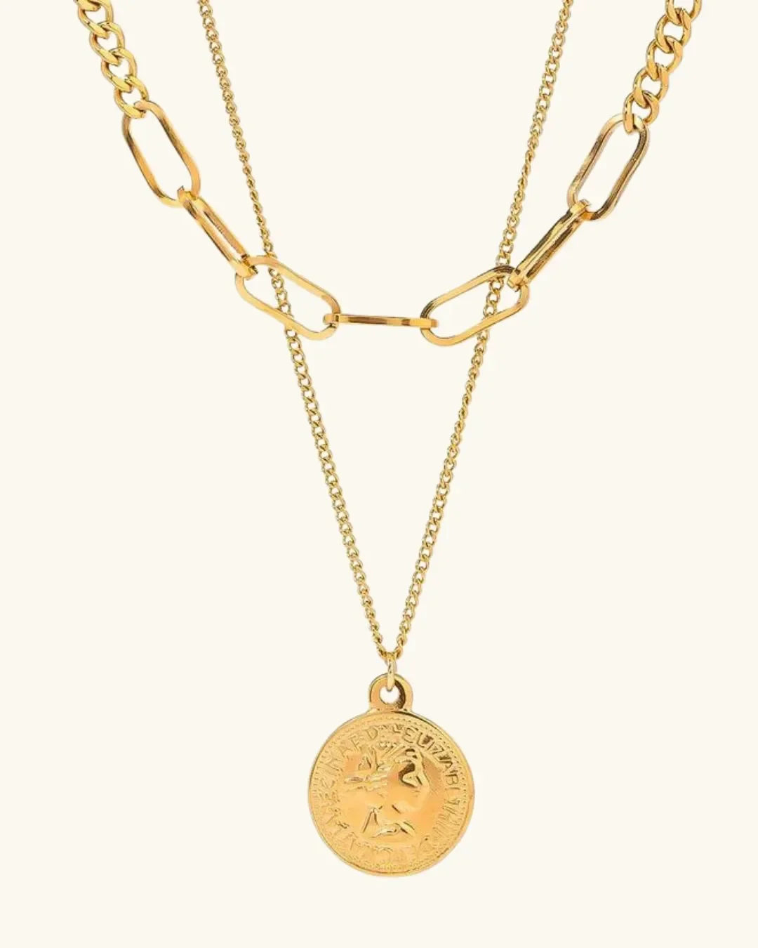 Elizabeth Three Layer Necklace - Diatoms