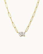 Luxe Diamond Affection Necklace - Diatoms