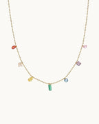 Luxy Rainbow Charming Necklace - Diatoms
