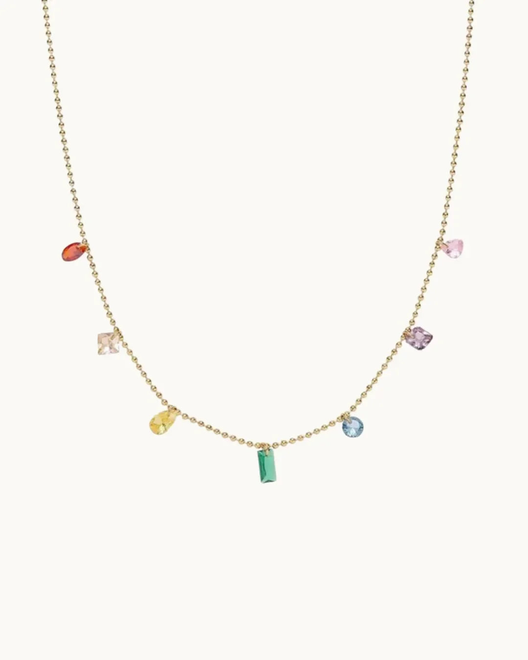 Luxy Rainbow Charming Necklace - Diatoms
