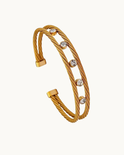 Luxe Diamond Link Bracelet - Diatoms