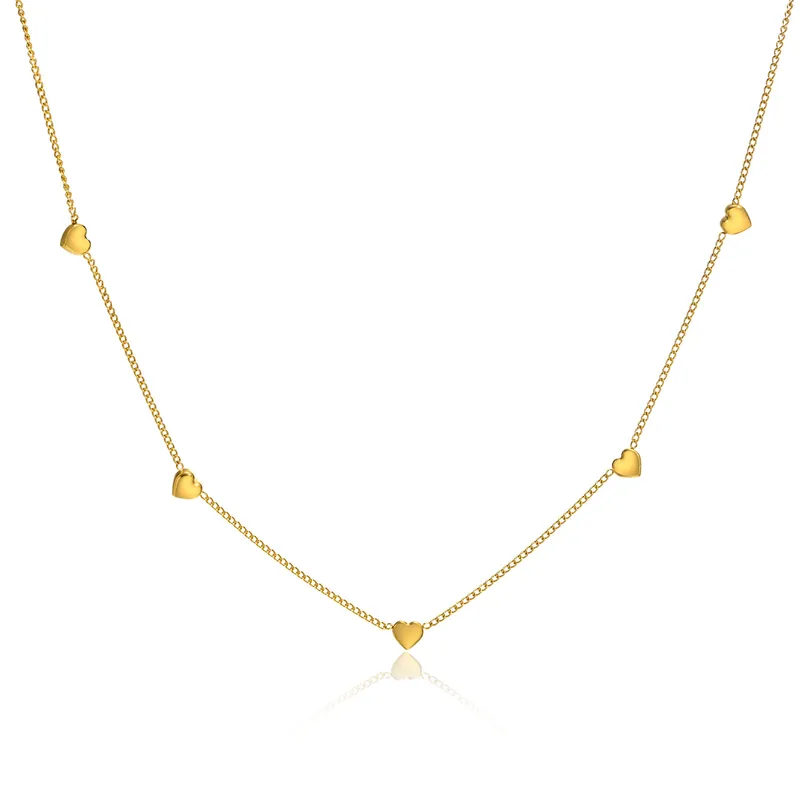 Luxy In Love Heart Chain Necklace