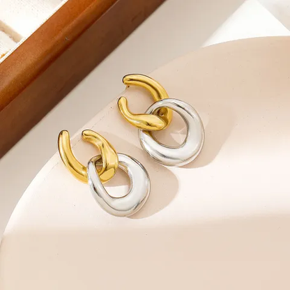 Luxe Duo Hoop Earrings