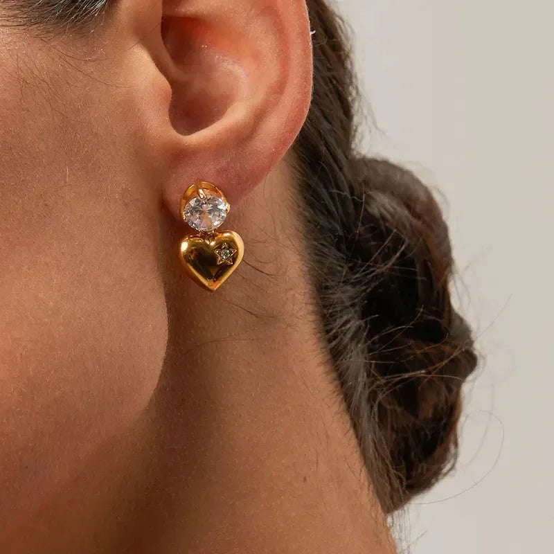 Elite Love Diamond Earrings - Diatoms