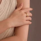 Luxy Sea Shell Ring - Diatoms