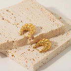 U Shape Earrings - Diatoms