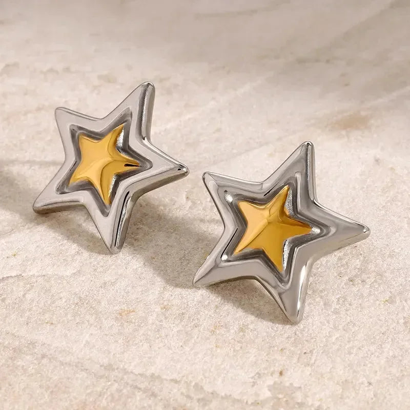 Vacation Star Glam Ear Studs - Diatoms