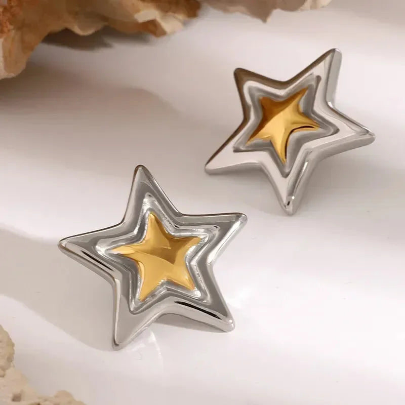Vacation Star Glam Ear Studs - Diatoms