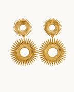 Nature Artistry Chunky Earrings - Diatoms