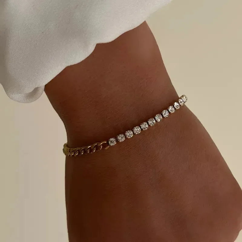 Exquisite Diamond Bracelet - Diatoms