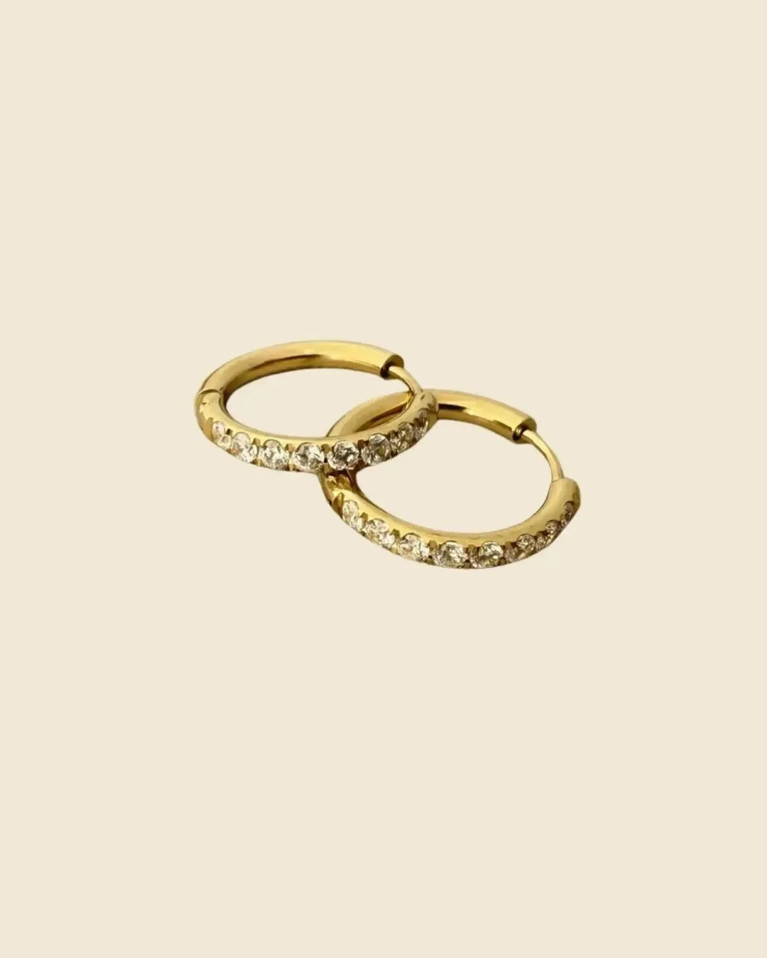 Timeless Polished Perfection Hoop Earrings - Diatoms