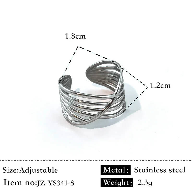 Halo Grid Adjustable Ring