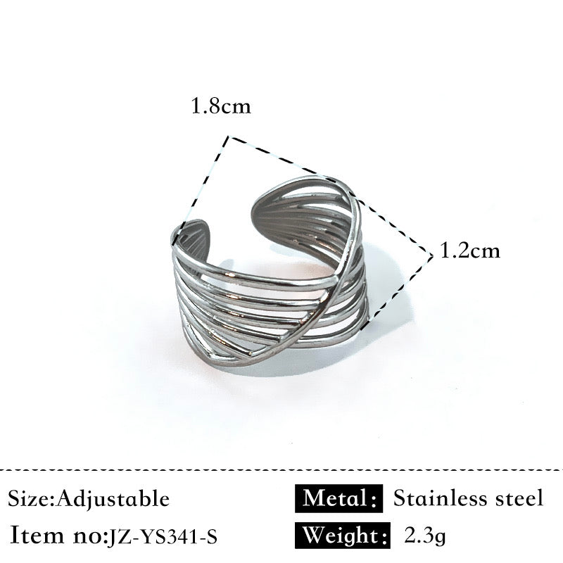 Halo Grid Adjustable Ring