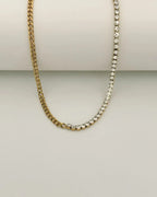 Luxe Gilded Diamond Necklace - Diatoms