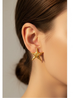 Beach Style Starfish Earrings