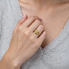 Flora Spark Adjustable Ring