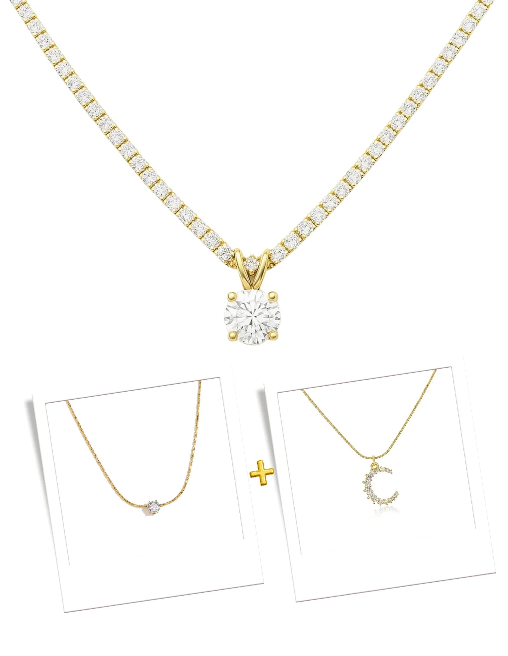 Everyday Spark Combo Necklace Set