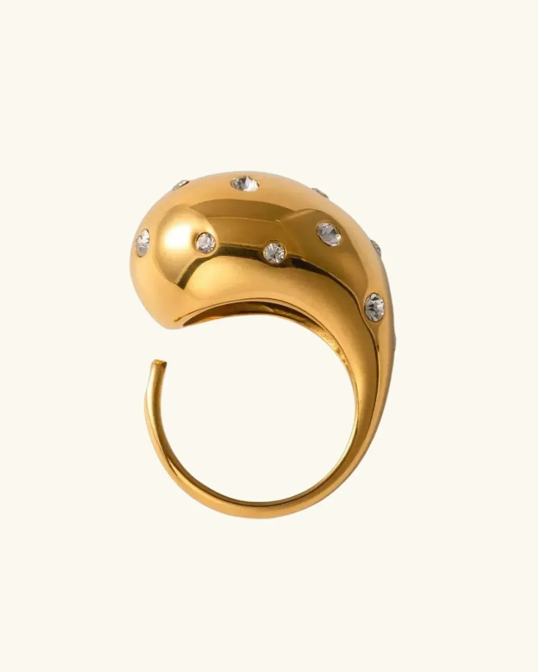 Glamorous Diamond Encrusted Ring - Diatoms