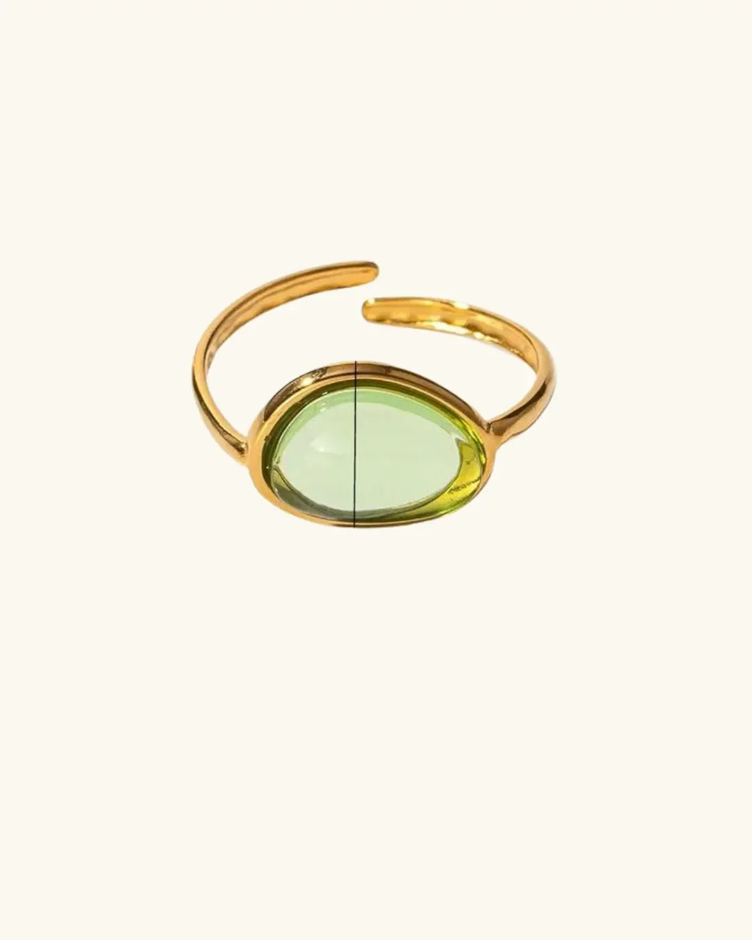 Charming Oval Rings - Diatoms