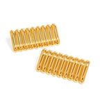 French Fusion Square Earrings - Diatoms