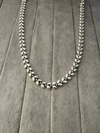Whimsy Whisper Silver Bracelets Necklace - Diatoms