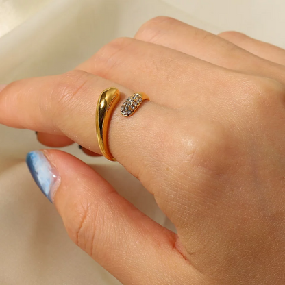 Luxe Gilded Adjustable ring