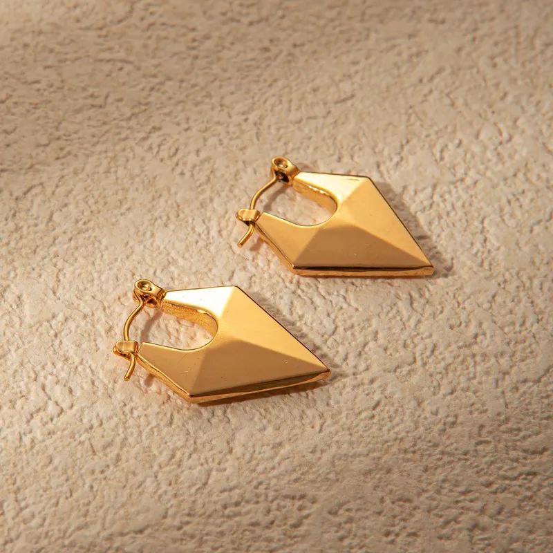 Radiant Gold Drop Earrings