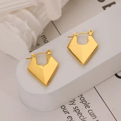 Radiant Gold Drop Earrings